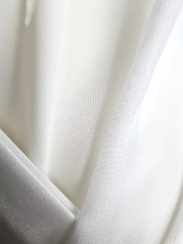 High Quality Elegant Dubai Abaya with Embroidery-White - Image 3